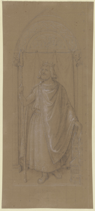Bildnis Heinrichs II. für den Kaisersaal auf dem Frankfurter Römer a Johann David Passavant