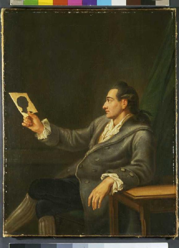 Johann Wolfgang Goethe. 1778 (Kopie nach Georg M. Kraus) a Johann Ehrenfried Schumann