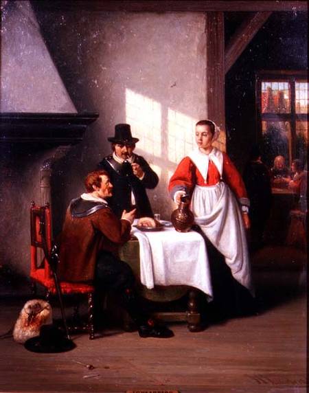 A Tavern Interior (panel) a Johannes Christoffel Vaarberg