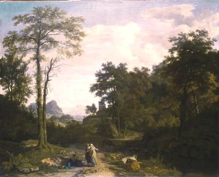 Arcadian Landscape a Johannes Glauber