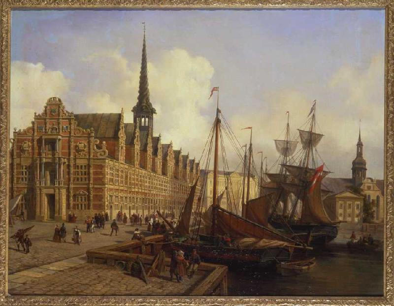 The stock exchange in Copenhagen a Johannes Rutten