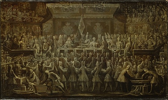 Prussian Coronation Dinner for Frederick I a Johann Friedrich Wentzel