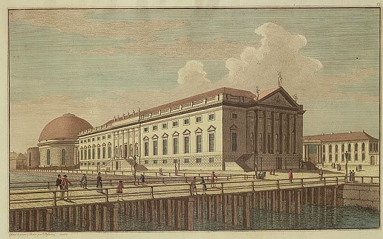 View of the Opera House in Berlin a Johann Georg Rosenberg