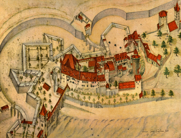 Nuremberg , Castle a Johann Georg Erasmus