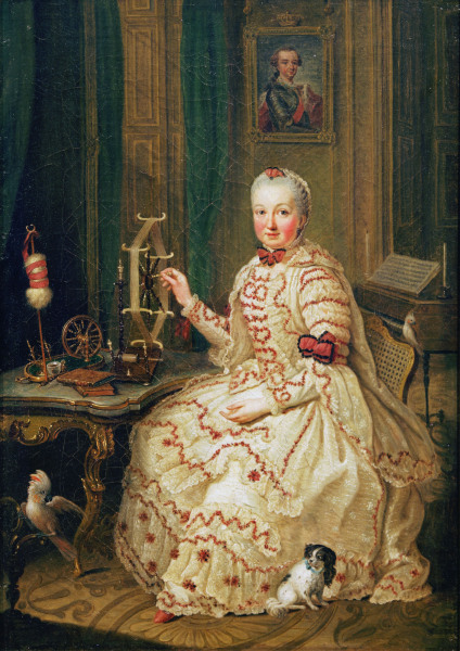 Maria Elisabeth Auguste von der Pfalz a Johann Georg Ziesenis