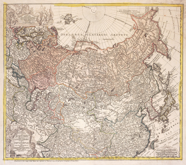 Map of Russia a Johann Matthias Has