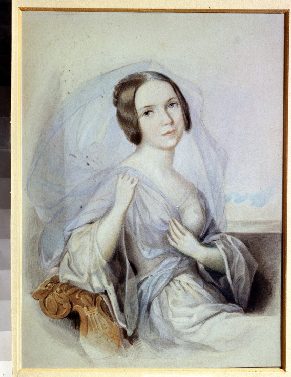Portrait of the singer Henriette Gertrude Sontag (1806-1854) a Johann Nepomuk Ender