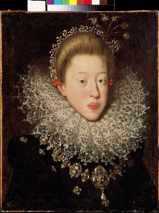 Portrait of Holy Roman Empress Anna of Tyrol (1585-1618) a Johann or Hans von Aachen