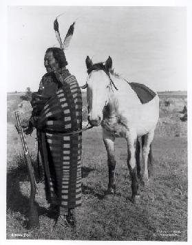 Crow Dog, c.1900 (b/w photo)