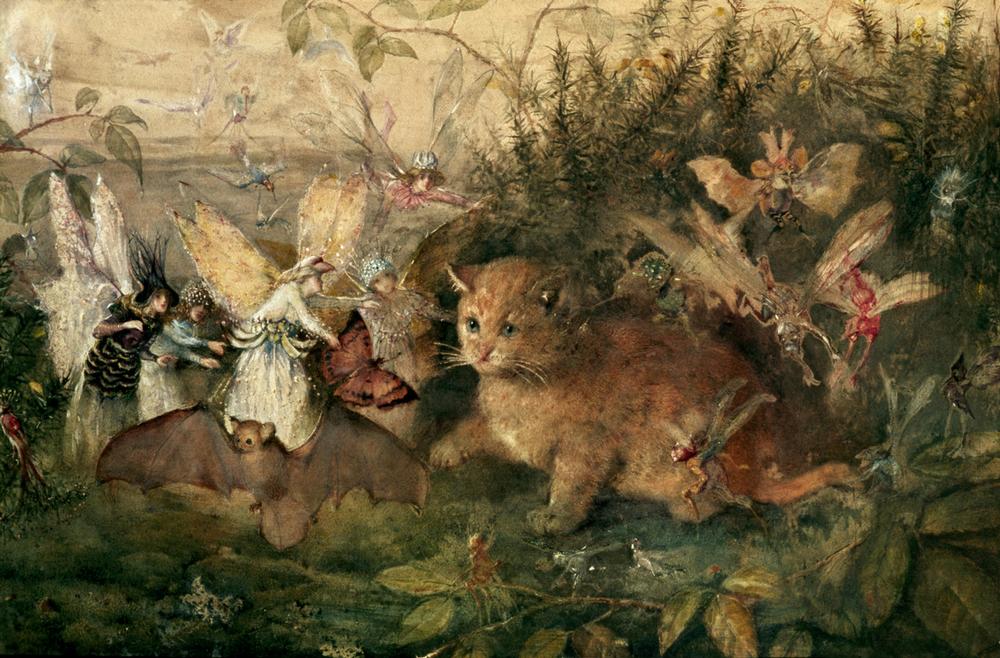 Cat amongst fairies a John Anster Fitzgerald