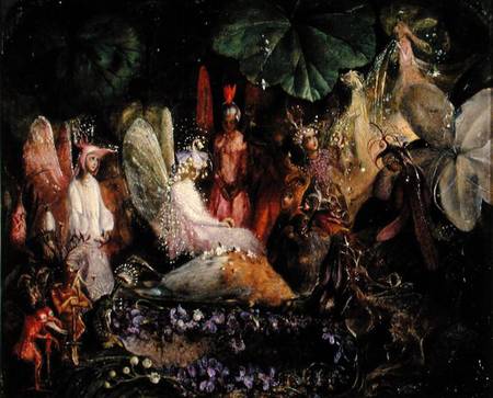 The Fairie's Banquet a John Anster Fitzgerald
