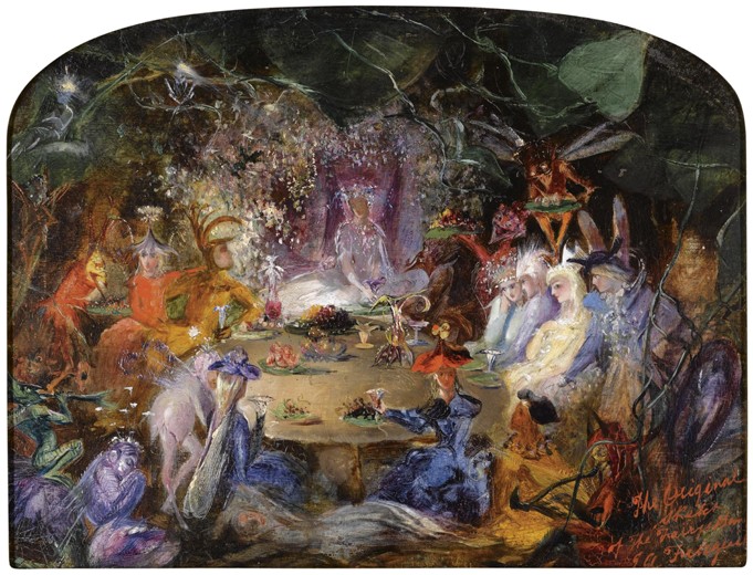 The Fairy's Banquet a John Anster Fitzgerald