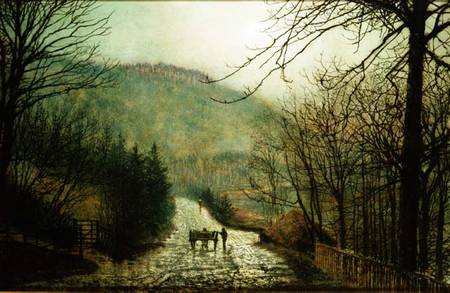 Forge Valley a John Atkinson Grimshaw