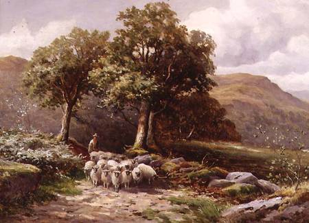 Landscape with a Flock of Sheep a John Bates Noel