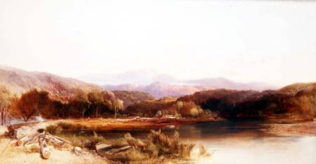 The River Tallock near Loch Lomond a John Berney Ladbrooke