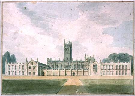 Magdalen College, Oxford a John Buckler