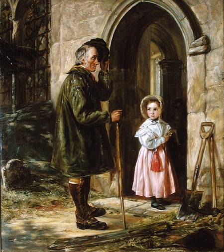 The Contrast: Youth and Age a John Calcott Horsley