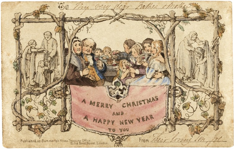 The first Christmas card a John Callcott Horsley