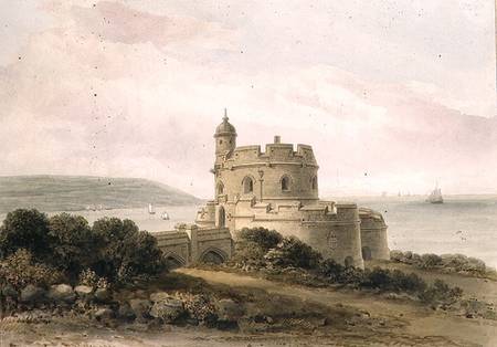 St. Mawes Castle, Cornwall a John Chessell Buckler