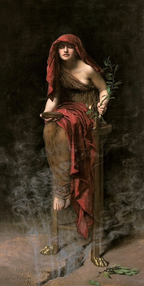 Priestess of Delphi a John Collier