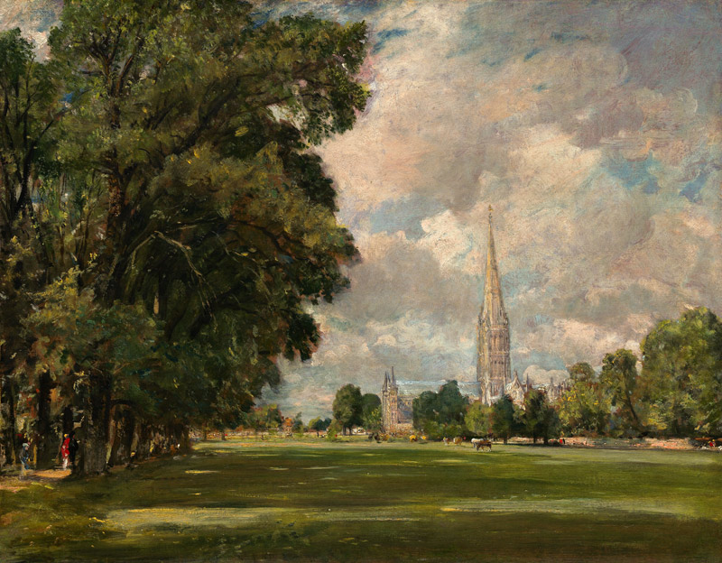 View of the cathedral of Salisbury. a John Constable