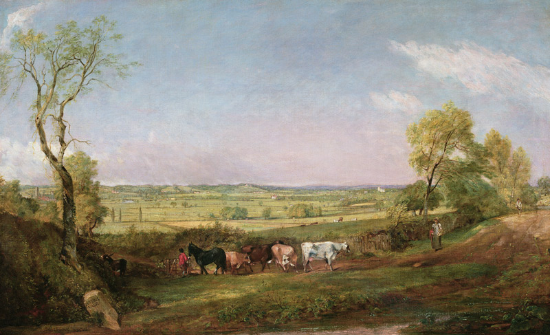 Dedham Vale: Morning a John Constable