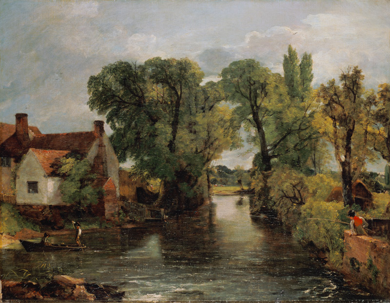 The mill brook. a John Constable
