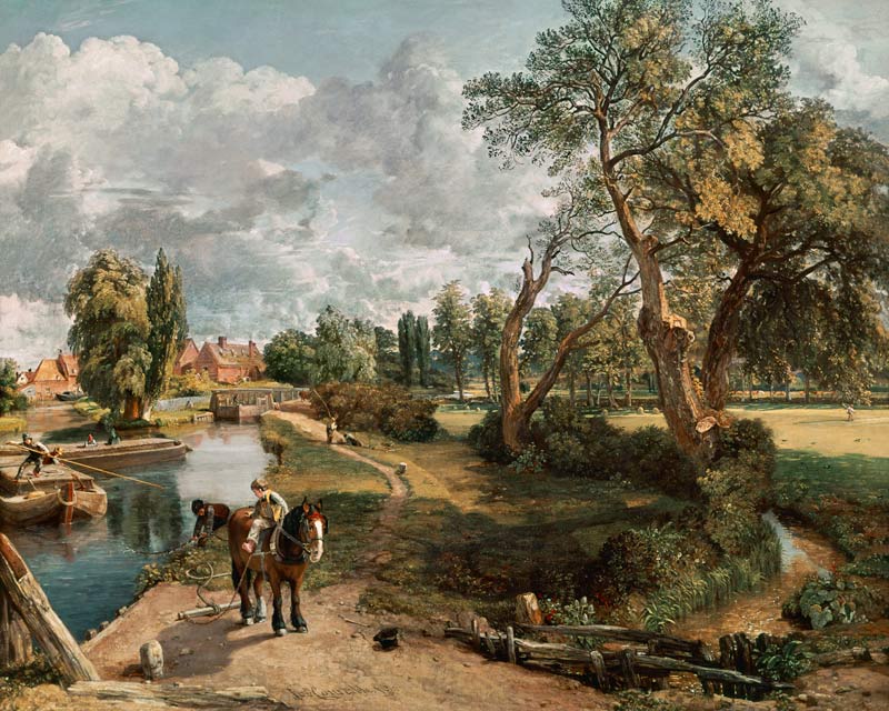 Flatford Mill a John Constable