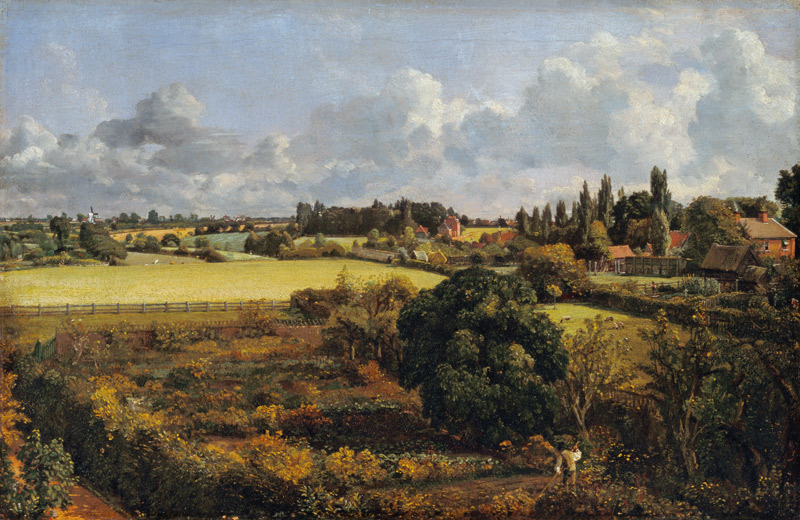 Golding Constable's Kitchen Garden a John Constable