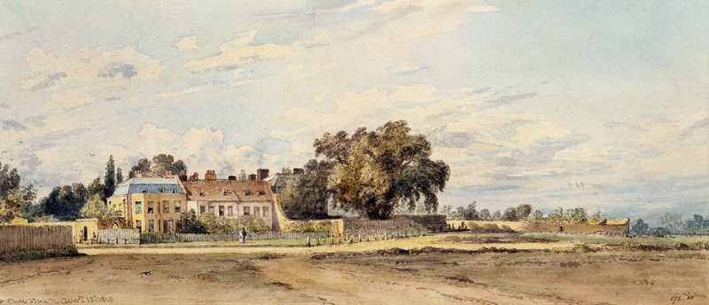 Houses at Putney Heath a John Constable