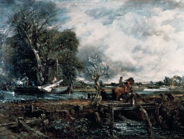 The salient horse a John Constable