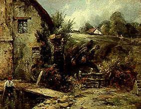 Old water-mill a John Constable