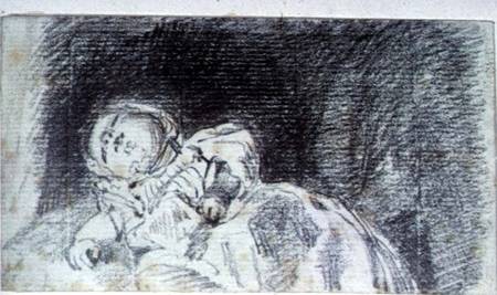 A baby (possibly Maria Louisa Constable) a John Constable