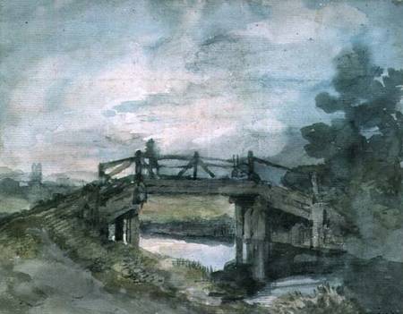 A Bridge over the Stour a John Constable