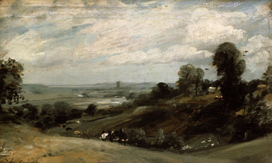 Dedham Vale from Langham a John Constable