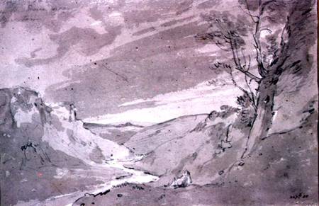 On the Dove near Buxton a John Constable
