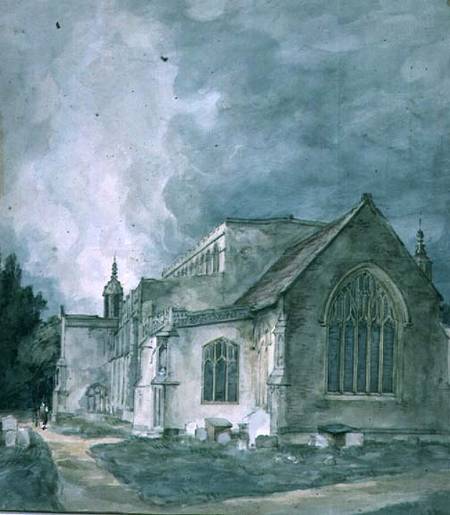 East Bergholt Church: Exterior a John Constable