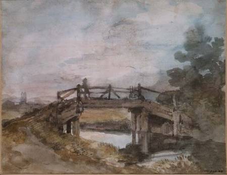 New Fen Bridge a John Constable