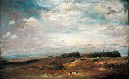 Hampstead Heath with Bathers a John Constable