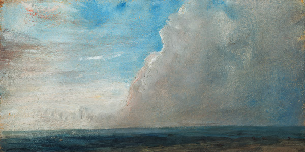 Sky Study (oil on canvas) a John Constable