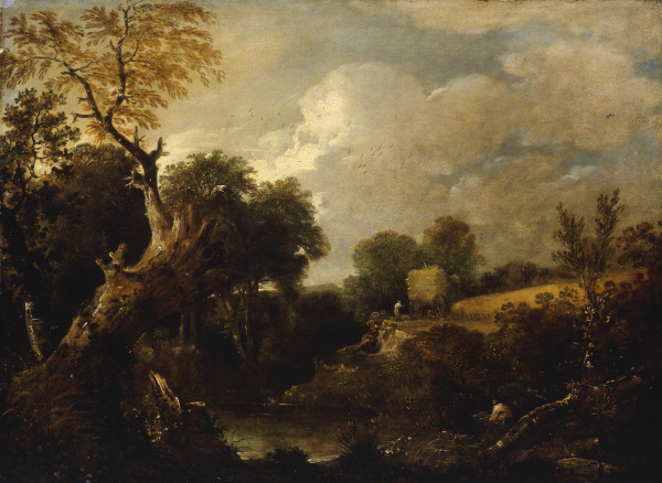 J.Constable, The Harvest Field, c.1796. a John Constable