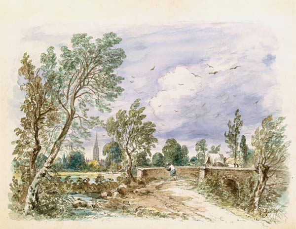 Milford Bridge a John Constable