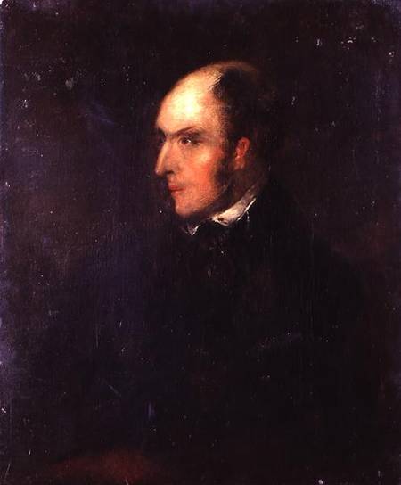 Portrait of a Balding Man a John Constable