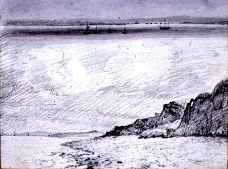 Sheerness; Coast scene near Southend a John Constable