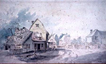 Street, East Bergholt a John Constable
