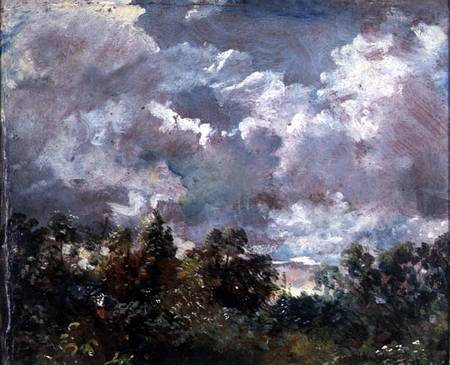 Study of Sky and Trees a John Constable