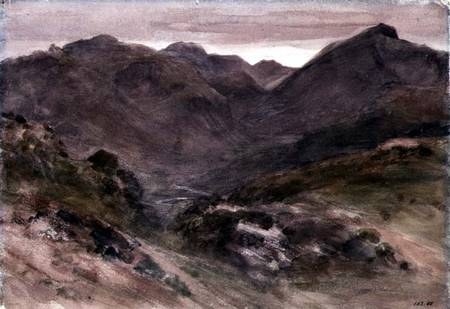 A View of Borrowdale a John Constable