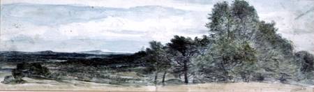 A View at Hursley, Hampshire a John Constable