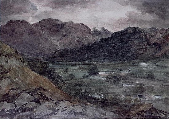 View in Borrowdale a John Constable