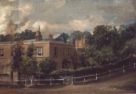 View of Lower Terrace, Hampstead a John Constable